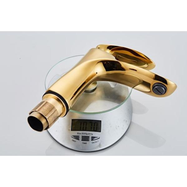 Luxurious Brass Golden Hotel Below Counter Basin Facucet