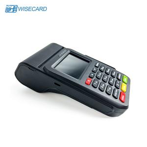 Quality Mastercard Smart Portable Linux POS Terminal With 0.3M Pixel Camera Encrypted Keyboard wholesale