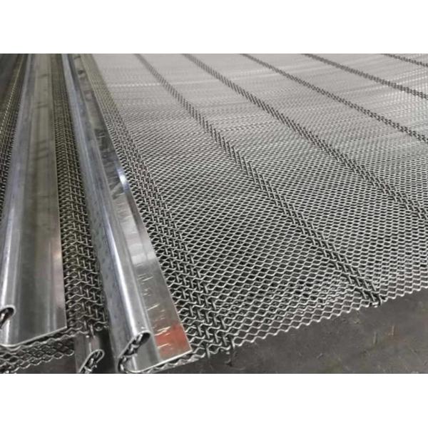 65mn Crimped Vibrating Wire Mesh For Mining Sieve Screen
