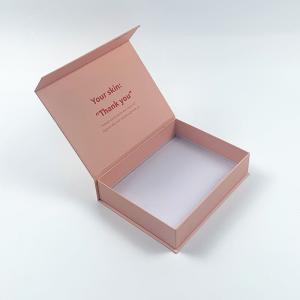 Quality Folding Pink Lingerie Scarf Packaging Boxes Custom Size wholesale