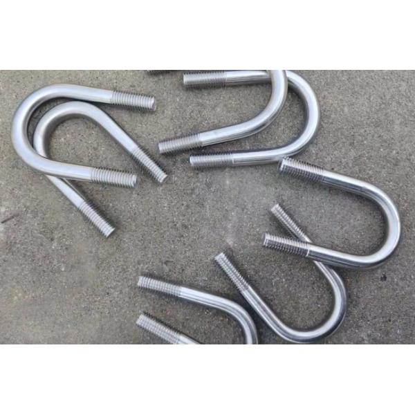 Titanium U Bolt Nut Assembly M6 M8 M10 / U Clamp With Nut Washer