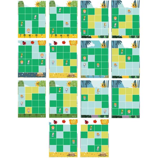 Montessori 3D Unisex Memory Match Puzzle Game Chess Toy