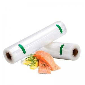 China Food Grade Embossed Vacuum Sealer Bags And Rolls PA PE For Sous Vide And Food Storage on sale