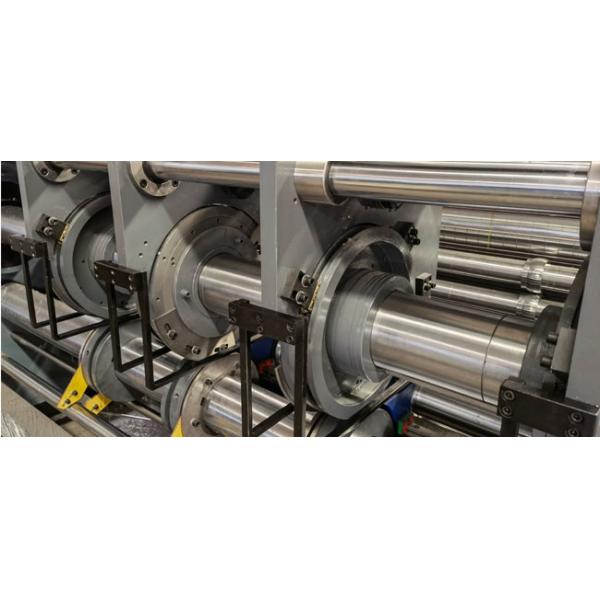 Carton Box 2 Color Corrugated Flexo Printing Machine With Slotting Die Cutting