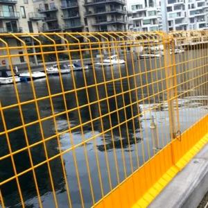 Multi-angle Edge Protection Barrier with Adjustable Support Legs