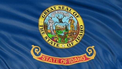 Idaho State Flag Model A00001 Polyester Material Double Stitch Clean Cut