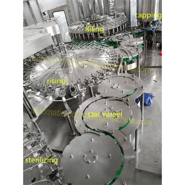 SUS304 Juice Bottling Plant 12 Capping Heads Hot Juice Filling Machine