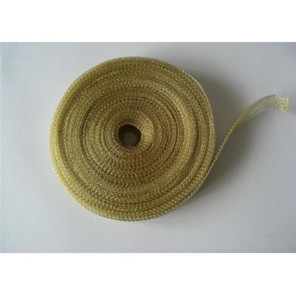 Corrugated / Crimped Copper Knitted Wire Mesh 0.18mm OEM For Filter