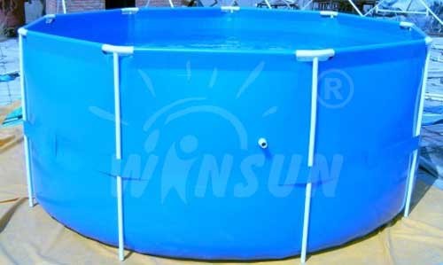 Large Size Framed Swimming Pool Round Shape With 6 Meters Diameter