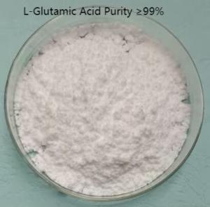 Quality C5H9NO4 L Glutamic Acid Powder 99% Purity Soluble In Formic Acid wholesale