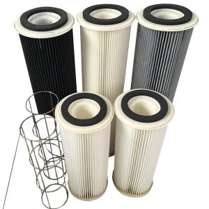 Quality Industrial Cylindrical Dust Collector Filter PTFE Film Antistatic 100 Micron wholesale