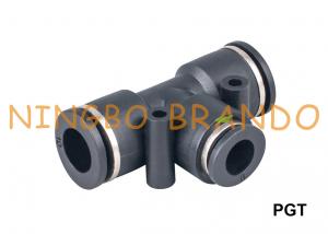 Quality PGT Union Tee Plastic Pneumatic Reducer Fittings 1/8