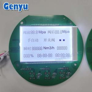 China FSTN Segment LCD Display Module Customized PCB Board White Screen on sale
