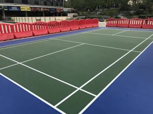 Quality Light Blue Acrylic Cushion Tennis Court Non Toxic High Adhesion Weatherability wholesale