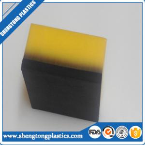 Quality Rubber coated PE1000 uhmw-pe engineering plastic block manufacturer wholesale
