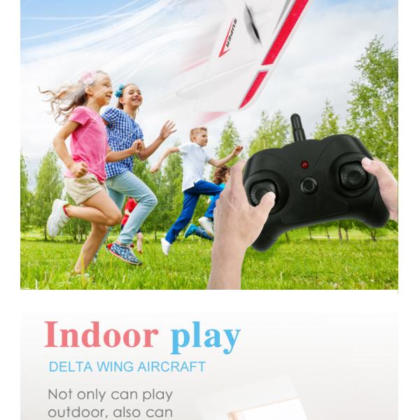 Fx-601 Airplane Rc Fighter Jet Fixed Wing with 4K UHD Video Capture Resolution and Remote Controller Spare Propeller