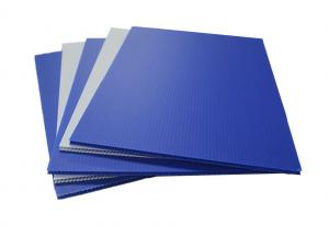 China 1.5-10mm Polypropylene Corrugated Plastic Sheets 4x8 Waterproof on sale