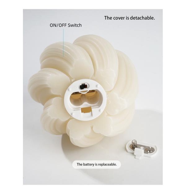 Battery Operated Remote Control LED Lanterns Christmas Flickering Real Wax