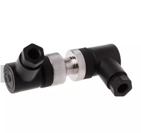 IP67 4 5 8 Pin Male Female Straight Right Angle AISG Connector Threaded Coupling