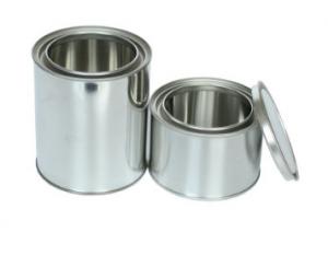 Quality Cylindrical 1 Gallon Metal Paint Can Lids CMYK ISO9001 wholesale