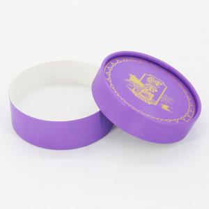 Quality Custom Luxury Spot UV Printing Small Round Cardboard Boxes Packaging Jewelry wholesale