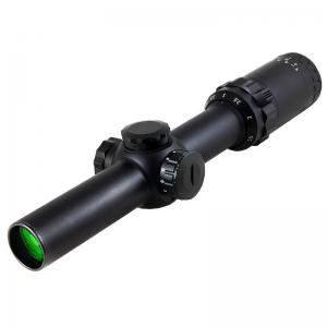 Quality High Definition 1x 4x Hunting Rifle Scope 24mm Objective Lens wholesale