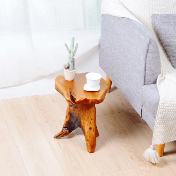 Tree Like Root 0.135m3 Household Decorative Wood Stool Chinese Fir
