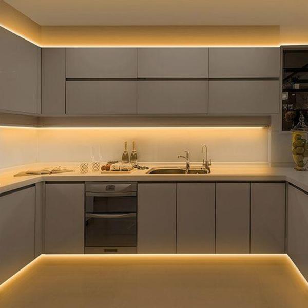 3000K Single Color LED Strip Lighting Flexible Under Cabinet Cuttable White Outdoor 12V 24V