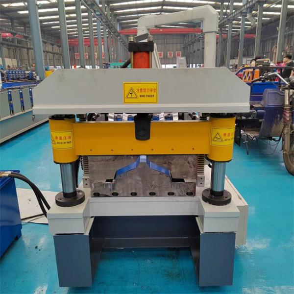 Customized hot dip steel roofing sheet roll top ridge capping making machine high speed