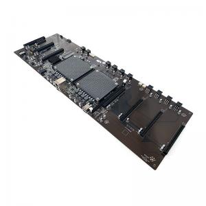 China Intel® X79 Dual Xeon E5 CPU Cryptocurrency Miner Mainboard 9 PCIE 16X 60mm Spacing on sale