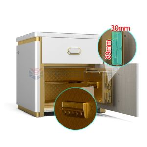 H510mm Smart Fingerprint lock Night Table Safe Box For Home Security