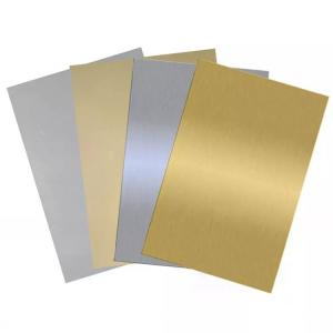 China Colors Gold Customized 5052 6061 6063 6082 Aluminium Laser Engraving Anodized Alloy Plate Panel on sale