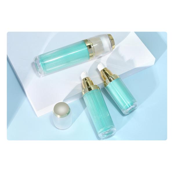 Customized Acrylic Bottles 100g Face Cream Jars Cosmetic With Screen Printing Logo Acceptable