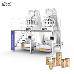 Automatic Solids Multi-Head Scale Filling Machine Mushroom Slices Multihead Weigher Filler