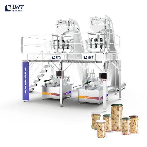 Cheap Automatic Solids Multi-Head Scale Filling Machine Mushroom Slices Multihead Weigher Filler for sale