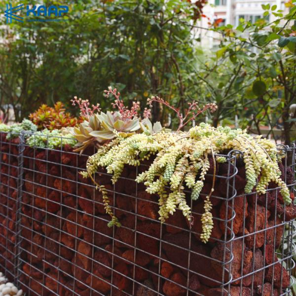 Anti Rust 50x100mm Welded Mesh Gabion Box Decorates Garden Street And Sites