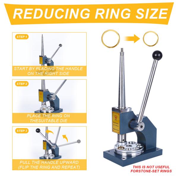 Tooltos Single Handle Ring Stretcher And Reducer For Ring Sizing Adjustments