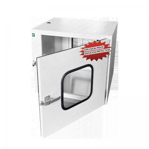 China Explosion Proof Hepa Adopts H14 Clean Room Pass Box Dynamic Pass Through Cabinet on sale
