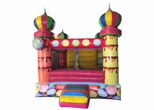 China Small inflatable bouncer with net around / inflatable ball pool bouncer colourful inflatable mini balloon jumping house on sale
