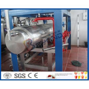 Fresh Pineapple / Mango Juice Processing Plant With Can Packaging Machine