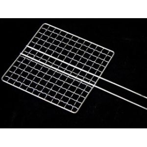 Square Crimped Wire Mesh 240mm Gin Barbecue Grill Wire Mesh