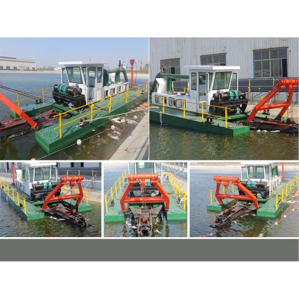 200mm 800 M3/H Cutter Suction Dredging Ship With Cummins Marine Engine