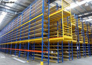 Quality Warehouse Storage Mezzanine Racking System Powder Coated Surface Stable wholesale
