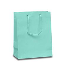 Nylon Handle Small Paper Bags For Jewellery With Reinforced Metal Eyelets