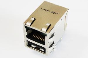 Quality OEM 90 Degree USB RJ45 Connector for IP Phone , Printed Circuit Board wholesale