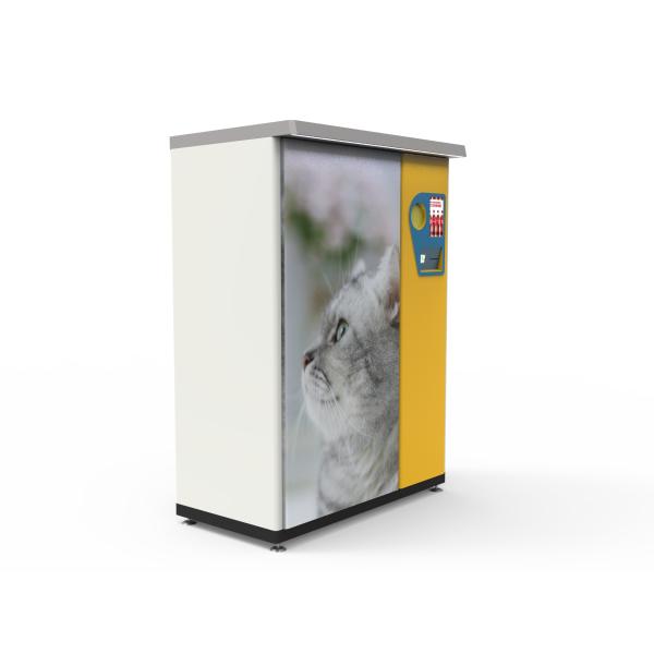 Outdoor Circle RVM 737 RVM Recycling Machines LCD Screen Display