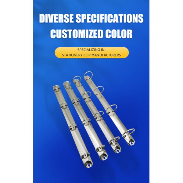 With Trigger 3 ring loose-leaf book binding ring D-type ring file folder 11"metal binding clip