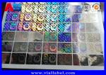 Silver Security Custom Holographic Stickers Label Tamper Proof Seal Custom