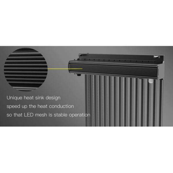 IP65 Waterproof Led Curtain Screen Display 240V Light Weight