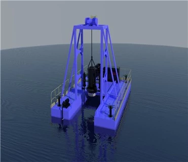 14 Inch 2000m3/H Cutting Suction Dredger 1500 Meters Discharging